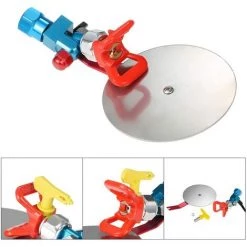 QERSTA Pistolet à Peinture Accessoires, 7/8 Pouces Pulvérisateur De Peinture Sans Air Accessoire, Guide De Pulvérisation De Déflecteur Anti-éclaboussures + Buse De Pulvérisation Sans Air 517 -Pistolet à peinture Soldes 53275765 4