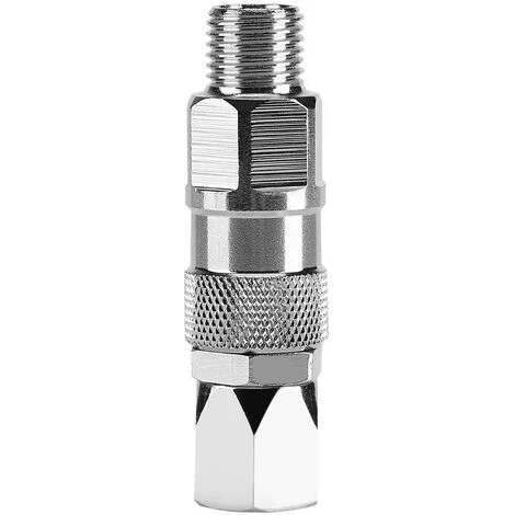 QERSTA Joint Pivotant De Tuyau De Pistolet De Pulvérisation Haute Pression Sans Air En Acier Inoxydable De 1/4 Pouce, Connecteur De Prise De Pulvérisateur De Peinture à Joint Pivotant De Tuyau Rotatif 360 1 QERSTA Joint Pivotant De Tuyau De Pistolet De Pulvérisation Haute Pression Sans Air En Acier Inoxydable De 1/4 Pouce, Connecteur De Prise De Pulvérisateur De Peinture à Joint Pivotant De Tuyau Rotatif 360