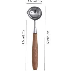 HKLFFJA Artisanat Outils De Peinture Cire Feu Four De Fusion De Cire D'étanchéité Fusion Cuillère 2PCS Les Invitations De Mariage S’appliquent -Pistolet à peinture Soldes 53555568 5