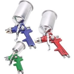 SZYB Un Ensemble De 3 Ensembles De Pistolets à Pulvérisation à Outils, Kits De Laque Peinte -Pistolet à peinture Soldes 53612236 3