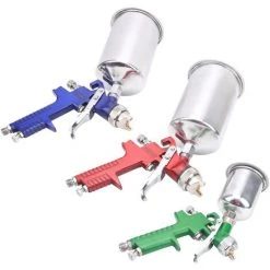 SZYB Un Ensemble De 3 Ensembles De Pistolets à Pulvérisation à Outils, Kits De Laque Peinte -Pistolet à peinture Soldes 53612236 4