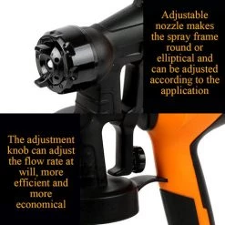 SUPERSELLER Pulvérisateur De Peinture De Machine De Pulvérisation électrique à Haute Pression Amovible Pour Peindre Des Meubles En Bois De Voiture Avec Une Tasse De Pulvérisateur - Prise UE -Pistolet à peinture Soldes 53820327 3