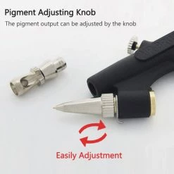 ASUPERMALL Mini Kit De Pinceaux à Air Comprimé à Simple Action, Alimentation Par Siphon, Pistolet à Peinture De 0,8 Mm, Kit De Pinceaux à Air Comprimé Avec Tuyau Pour La Peinture Corporelle, Le Maquillage Et La Décoration De Gâteaux, Type 1 - Type 1 -Pistolet à peinture Soldes 54481646 4