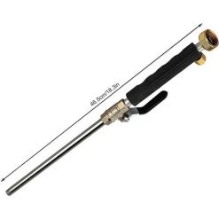 TINOR Buse à Eau Haute Pression, Pistolet à Eau Haute Pression, Pistolet à Eau Haute Pression Pour Tuyau D'arrosage, Pulvérisateur De Nettoyage De Vitres (noir)