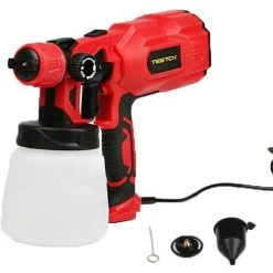 TEETOK Pistolet Pulv¨¦risateur De Peinture ¨¦lectrique Sans Fil Avec Gobelets De Peinture De 800 ML Pour Mur, Plafond, Bois, M¨¦tal | Pulv¨¦risateurs De Peinture Pour Cl?ture -Pistolet à peinture Soldes 54726880 5