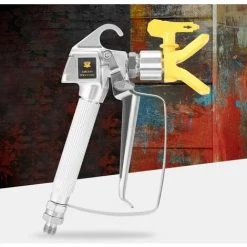 Peinture Pour Pistolet De Pulvérisation Sans Air Haute Pression Avec Support De Pulvérisation Et Buse 517 De Pulvérisation, Kit De Pistolet De Peinture En Acier Inoxydable 3600 PSI Avec Support D, Betterlife -Pistolet à peinture Soldes 55298681 5