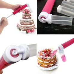 Aérographe Manuel Pour Gâteaux, Décoration De Gâteaux Pour Gâteaux Avec 4 Vaporisateurs Et Pistolet, Outils De Décoration De Gâteaux Pour La Décoration De Gâteaux Cupcakes Et Desserts , Betterlife -Pistolet à peinture Soldes 55298685 5