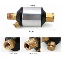 1/4 "NPT Séparateur D'eau Et D'huile,Betterlife Filtre De Conduite D'air, Pistolet De Pulvérisation Séparateur D'eau Et D'huile, Pour Pistolet à Peinture Et Compresseur D'air, Éliminer Eau, Huile, Poussi 7 1/4 "NPT Séparateur D'eau Et D'huile,Betterlife Filtre De Conduite D'air, Pistolet De Pulvérisation Séparateur D'eau Et D'huile, Pour Pistolet à Peinture Et Compresseur D'air, Éliminer Eau, Huile, Poussi -Pistolet à peinture Soldes 55298689 3