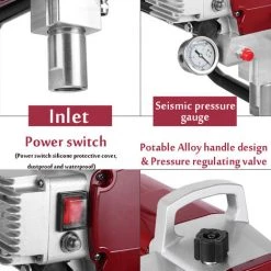 JMAX Pulvérisateur De Peinture Sans Air électrique Haute Pression 1800 W 8 JMAX Pulvérisateur De Peinture Sans Air électrique Haute Pression 1800 W -Pistolet à peinture Soldes 55413308 4