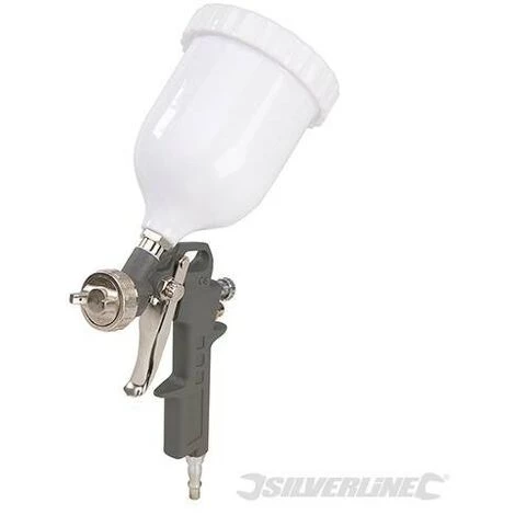 SILVERLINE Pistolet à Peinture Alimenté Par Gravité, 500 Ml, 500 Ml 1 SILVERLINE Pistolet à Peinture Alimenté Par Gravité, 500 Ml, 500 Ml