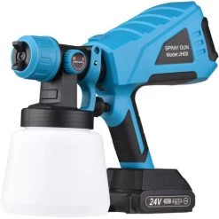 TANCYCO Pulvérisateur De Peinture Portable Sans Fil Avec Conteneur De 1000 Ml Buse De 2,5 Mm Pulvérisation électrique Peinture Désinfection Pulvérisation Machine