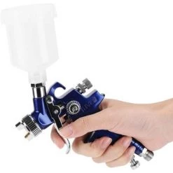BARES Pulvérisateurs De Peinture Pistolet à Peinture Pneumatique 125 ML Pour Réparation De Meubles De Voiture (H-2000A 1,0 Mm) -Pistolet à peinture Soldes 56837740 5