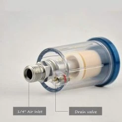 TINOR Séparateur D'eau à Air Comprimé 1/4", Mini Séparateur De Filtre à Air Pour Compresseur Pistolet à Peinture Et Autres Outils Pneumatiques -Pistolet à peinture Soldes 57219690 4