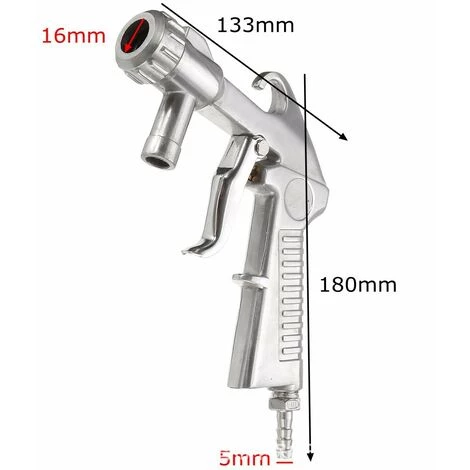 FR-LIFE BR-Vie Pistolet Sablage Pneumatique Kit, Kit De Pistolet à Sable Avec 4 Buses En Céramique 2 FR-LIFE BR-Vie Pistolet Sablage Pneumatique Kit, Kit De Pistolet à Sable Avec 4 Buses En Céramique – Image 2