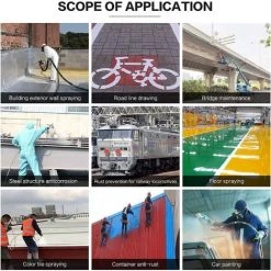 CHANCEY Buse De Pulvérisation Airless,Buse Airless Pour Pistolet à Peinture Haute Pression (Tapez 519, 619)4 Pièces,SEMAket,jaune 9 CHANCEY Buse De Pulvérisation Airless,Buse Airless Pour Pistolet à Peinture Haute Pression (Tapez 519, 619)4 Pièces,SEMAket,jaune -Pistolet à peinture Soldes 57746818 5