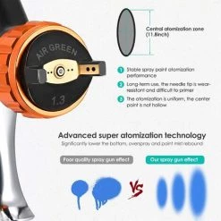 Cisea Pistolet De Pulvérisation à Alimentation Par Gravité Pistolet à Peinture Pneumatique Buse De 1,3 Mm 600CC Coupe De Mélange De Peinture Aérographe Pour Peindre Le Kit D'outils 9 Cisea Pistolet De Pulvérisation à Alimentation Par Gravité Pistolet à Peinture Pneumatique Buse De 1,3 Mm 600CC Coupe De Mélange De Peinture Aérographe Pour Peindre Le Kit D'outils -Pistolet à peinture Soldes 58082537 5