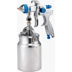 Cisea Pistolet à Peinture à Air Comprimé - 1,7 Mm - Professionnel - HVLP - Pour Voiture, Maison Et Meubles 206s