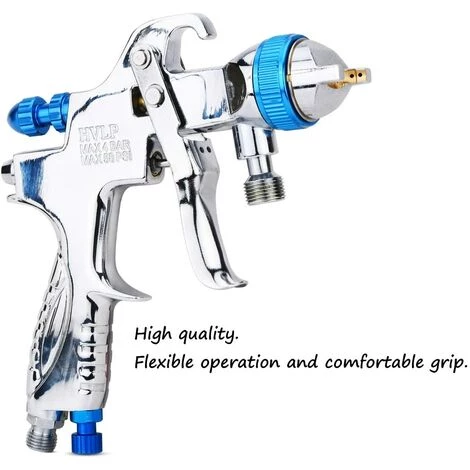 Cisea Pistolet à Peinture à Air Comprimé - 1,7 Mm - Professionnel - HVLP - Pour Voiture, Maison Et Meubles 206s 4 Cisea Pistolet à Peinture à Air Comprimé - 1,7 Mm - Professionnel - HVLP - Pour Voiture, Maison Et Meubles 206s – Image 4