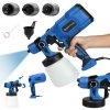 DAY PLUS Pistolet Pulvérisateur Système De Pulvérisation De Peinture Pistolet à Peinture électrique Pistolet à Peinture Murale 550W Pulvérisateur à Peinture Avec 3 Formes De Pulvérisation, Pour Peinture, Lasure, Bois, Métal, Bidon De 800 Ml