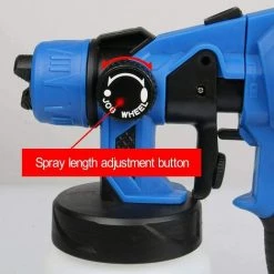 DAY PLUS Pistolet Pulvérisateur Système De Pulvérisation De Peinture Pistolet à Peinture électrique Pistolet à Peinture Murale 550W Pulvérisateur à Peinture Avec 3 Formes De Pulvérisation, Pour Peinture, Lasure, Bois, Métal, Bidon De 800 Ml -Pistolet à peinture Soldes 58238743 3