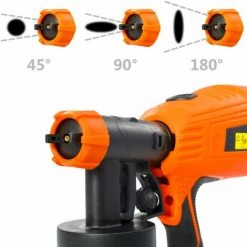 INLIFE Pistolet à Peinture électrique Et 3 Tailles De Buses 500W 800ml -Pistolet à peinture Soldes 58275779 3