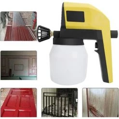 GRID COOL Pistolets De Pulvérisation De Pulvérisateur De Peinture électrique , Pulvérisateur De Peinture EU 220 V 100 W 16A -Pistolet à peinture Soldes 58348364 3