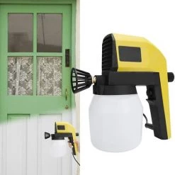GRID COOL Pistolets De Pulvérisation De Pulvérisateur De Peinture électrique , Pulvérisateur De Peinture EU 220 V 100 W 16A -Pistolet à peinture Soldes 58348364 5