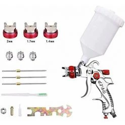 GRID COOL Pistolet à Peinture Pistolet Pulvérisateur D'air à Alimentation Par Gravité HVLP Meubles De Voiture Petit Pistolet