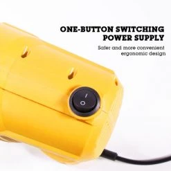 GRID COOL Pistolet A Peinture, 500W Pistolet à Peinture Électrique, Réservoir Amovible, Débit Réglable,pour Clôtures, Meubles -Pistolet à peinture Soldes 58348404 4