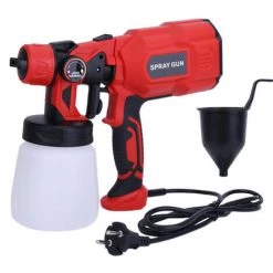 GRID COOL Pistolet à Peinture, 550W Pistolet De PeintureRécipient Détachable 800ML, Pour Clôtures, Meubles, Rampes Et Garages 9 GRID COOL Pistolet à Peinture, 550W Pistolet De PeintureRécipient Détachable 800ML, Pour Clôtures, Meubles, Rampes Et Garages -Pistolet à peinture Soldes 58348416 5