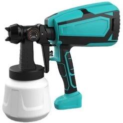 GRID COOL Pistolet à Peinture,Pulvérisateur De Peinture 600W ,Débit Réglable Réservoir Amovible De 1000 Ml