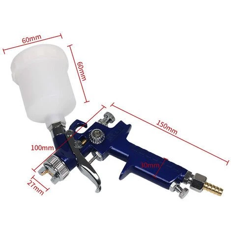 DYHF Pneumatique Avec Remplissage 125ml Buse - Bleu 2 DYHF Pneumatique Avec Remplissage 125ml Buse - Bleu – Image 2