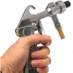 AIDUCHO Sableuse à Air Soufflage De Sable Pistolet à Air Comprimé Sableuses 4.5mm / 5mm / 6mm / 7mm Embouts De Buse En Céramique Kit -Pistolet à peinture Soldes 59790796 4