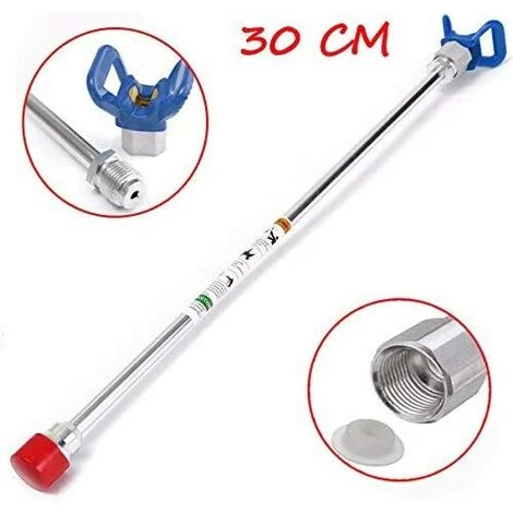 GALOZZOIT 30 Cm Airless Pulvérisateur De Pulvérisation De Pistolet De Pulvérisation De La Tige D'Extension Pour Le Titan De Graco Wagner 2 GALOZZOIT 30 Cm Airless Pulvérisateur De Pulvérisation De Pistolet De Pulvérisation De La Tige D'Extension Pour Le Titan De Graco Wagner – Image 2