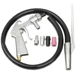 CHANCEY Outil Sablage Kit De Haute Qualité De L'air Siphon Outils Flux Souffle Pneumatique Sableuse Avec 4 Buses Céramiques Pour Abrasif Sable Blaster Blasting,SEMAket