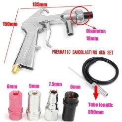 CHANCEY Outil Sablage Kit De Haute Qualité De L'air Siphon Outils Flux Souffle Pneumatique Sableuse Avec 4 Buses Céramiques Pour Abrasif Sable Blaster Blasting,SEMAket 9 CHANCEY Outil Sablage Kit De Haute Qualité De L'air Siphon Outils Flux Souffle Pneumatique Sableuse Avec 4 Buses Céramiques Pour Abrasif Sable Blaster Blasting,SEMAket -Pistolet à peinture Soldes 60414799 5