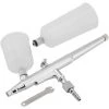 MACARON Stylo De Pulvérisation Double Action Aérographe Kit Aiguille Grande Capacité Tasse Pistolet à Peinture(0.5mm)LO-Ron