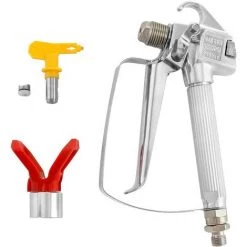 MACARON Pistolet A Peinture Airless + Garde De Siège De Buse + 517 Buse Réversible, Outil Universel Pour Titan Wagner Graco Pulvérisateur De Peinture LO-Ron -Pistolet à peinture Soldes 60609473 3