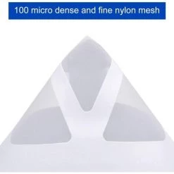 MACARON Lot De 250 Filtres à Peinture Jetables, Filtres à Peinture Automatique Avec Papier Conique En Nylon 100 Microns Pour Automobile, Pistolets, Arts Et Artisanats, Etc LO-Ron -Pistolet à peinture Soldes 60609474 3