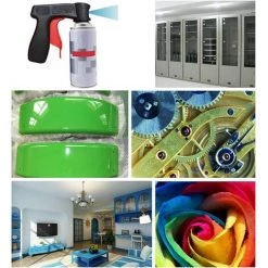 OUSUDELA Poignée De Pistolet Spray Aérosol - Pistolet Bombe Peinture, Poignée De Pistolet Originale Pour Bombes Aérosols, Support De Boîte À Laque, Pistolet À Peinture Pour Bombes Aérosols 8 OUSUDELA Poignée De Pistolet Spray Aérosol - Pistolet Bombe Peinture, Poignée De Pistolet Originale Pour Bombes Aérosols, Support De Boîte À Laque, Pistolet À Peinture Pour Bombes Aérosols -Pistolet à peinture Soldes 60657272 4