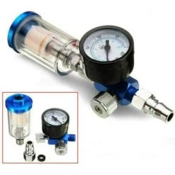 TOPHOMER Régulateur De Pression D'air Pour Pistolet à Peinture 1/4, Régulateur De Filtre à Air Comprimé, Séparateur D'humidité, Régulateur De Pression D'air Huile Et Eau -Pistolet à peinture Soldes 60936221 4
