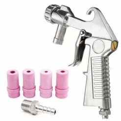 MONLY Pistolet De Sablage à Air, Siphon à Air, Outil Abrasif, Buses En Céramique, Kit De Pointes, Outils électriques, Pulvérisateur