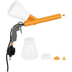 MSW Station De Peinture En Poudre Pulvérisateur À Peinture 2,07 Bar 2 X 450 Ml - Noir 7 MSW Station De Peinture En Poudre Pulvérisateur À Peinture 2,07 Bar 2 X 450 Ml - Noir -Pistolet à peinture Soldes 61212517 4