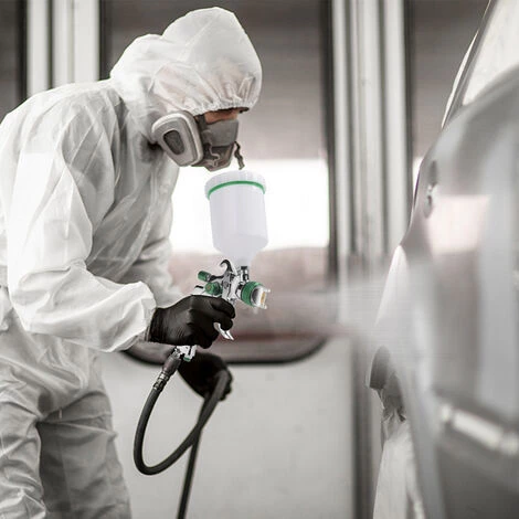 TolleTour Pistolet Pulvérisateur SET 1,4 + 1,7 + 2 Mm Pistolet HVLP Pistolet Pulvérisateur, Buse : 1,4 + 1,7 + 2 Mm - Vert 5 TolleTour Pistolet Pulvérisateur SET 1,4 + 1,7 + 2 Mm Pistolet HVLP Pistolet Pulvérisateur, Buse : 1,4 + 1,7 + 2 Mm - Vert – Image 5