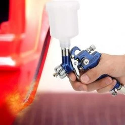 MEZHENG Ensemble D'aérographe, Pistolet De Pulvérisation De Voiture Aérographe à Gravité, Peinture à L'huile, Aérographe Pneumatique, Connecteur De Type Européen Avec Connecteur D'entrée De Pot(1.0mm) 8 MEZHENG Ensemble D'aérographe, Pistolet De Pulvérisation De Voiture Aérographe à Gravité, Peinture à L'huile, Aérographe Pneumatique, Connecteur De Type Européen Avec Connecteur D'entrée De Pot(1.0mm) -Pistolet à peinture Soldes 61309891 4