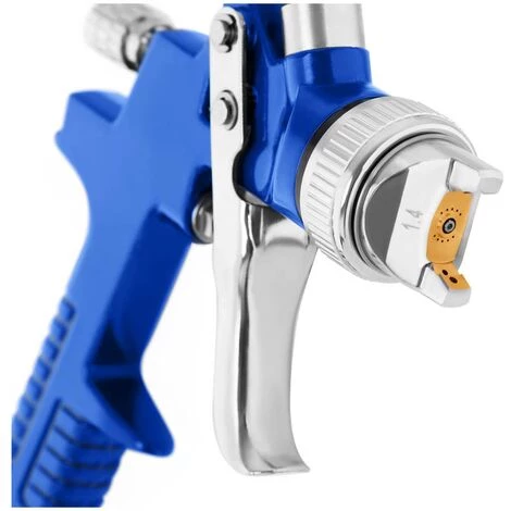 MSW Pistolet À Peinture Vernis Air Comprimé Professionnel Basse Pression 3 - 4 Bars - INOX 2 MSW Pistolet À Peinture Vernis Air Comprimé Professionnel Basse Pression 3 - 4 Bars - INOX – Image 2