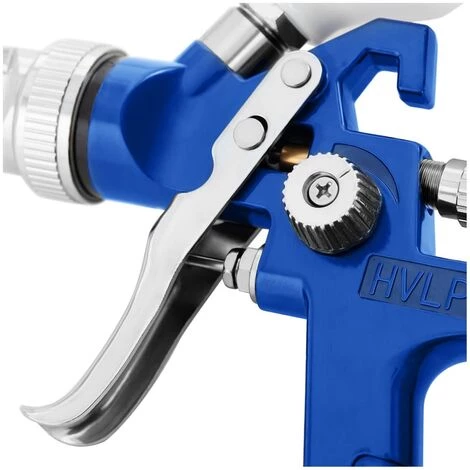 MSW Pistolet À Peinture Vernis Air Comprimé Professionnel Basse Pression 3 - 4 Bars - INOX 3 MSW Pistolet À Peinture Vernis Air Comprimé Professionnel Basse Pression 3 - 4 Bars - INOX – Image 3