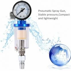 GRID COOL Air Compression Gun Regulator + Oil Water Separation Filter With Nozzle Gun Accessories -Pistolet à peinture Soldes 61663684 4