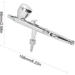 SUPERSELLER Ensemble De Pompe à Air Professionnel Multi-usages T182C 0.3mm Aérographe Max 30PSI Pour La Fabrication De Modèles Bricolage Peinture D'art - Multicolore - Multicolore -Pistolet à peinture Soldes 62874630 5