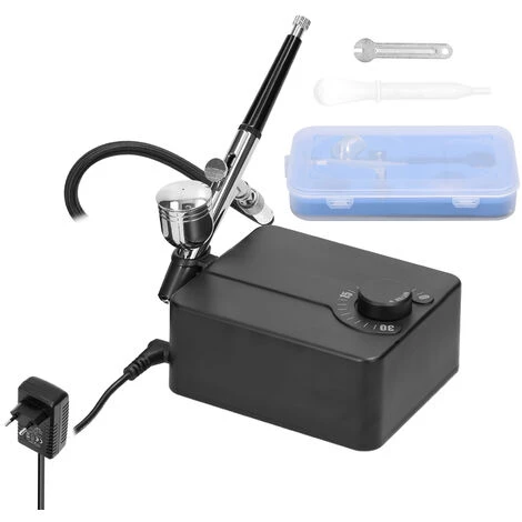 SUPERSELLER Ensemble De Pompe à Air Professionnel Multi-usages T130 0.3mm Max 30PSI Pour La Fabrication De Modèles Bricolage Art Peinture - Multicolore - Multicolore 2 SUPERSELLER Ensemble De Pompe à Air Professionnel Multi-usages T130 0.3mm Max 30PSI Pour La Fabrication De Modèles Bricolage Art Peinture - Multicolore - Multicolore – Image 2